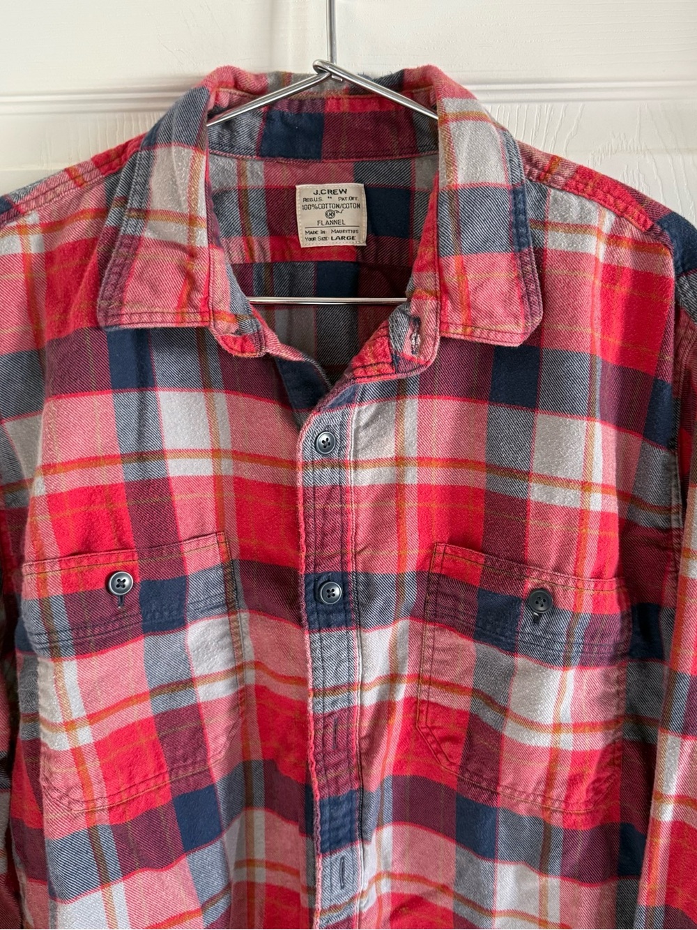 red j crew plaid flannel - Picture 3 of 5